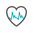 서울아산병원 심장내과를 상징하는 '심장' 모양의 아이콘입니다.